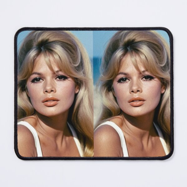Item preview, Cinema - Great French Actress, Direct Gaze Portrait against Sky Background of the 1960s designed and sold by Beat-It.