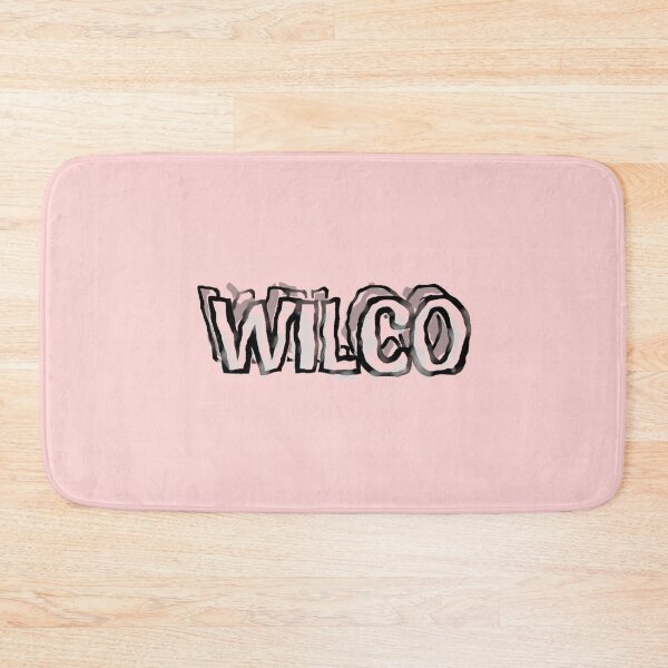 Item preview, Wilco Distorted Grunge Monochromatic Text designed and sold by creativerooney.