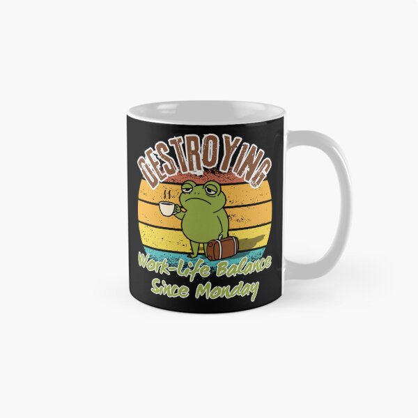 Item preview, Funny Frog T-Shirt Office Worker Work-Life Balance Monday Joke Sarcastic Gift for Coworker designed and sold by E20STUDIO.