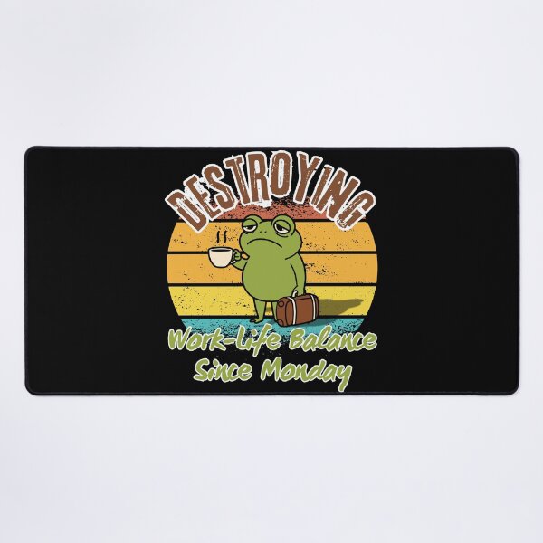 Item preview, Funny Frog T-Shirt Office Worker Work-Life Balance Monday Joke Sarcastic Gift for Coworker designed and sold by E20STUDIO.