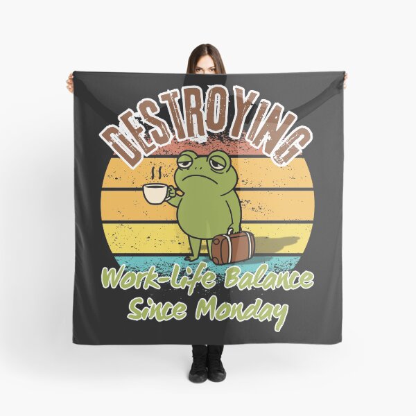 Item preview, Funny Frog T-Shirt Office Worker Work-Life Balance Monday Joke Sarcastic Gift for Coworker designed and sold by E20STUDIO.
