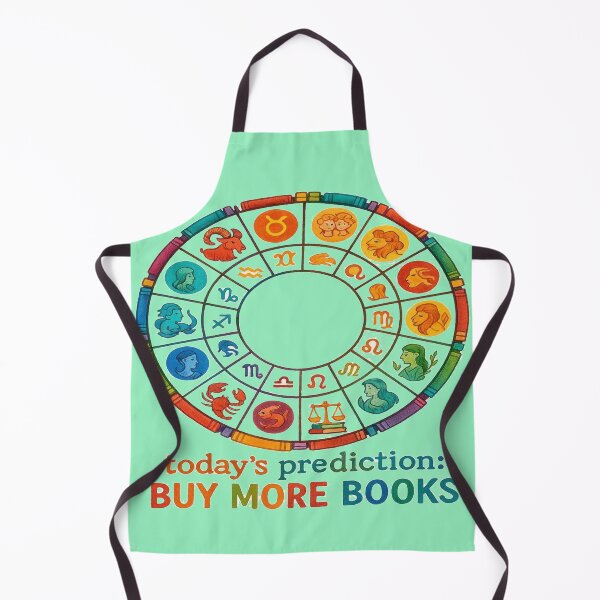 Item preview, Today's Prediction Buy More Books Zodiac Wheel Book Lover Design designed and sold by BookedAndDesign.