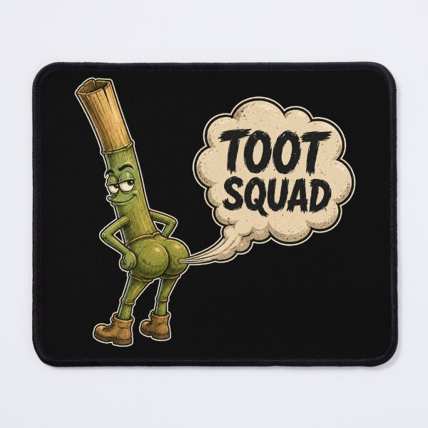 Item preview, Toot Squad Funny Bubble Art designed and sold by VivaStencil.
