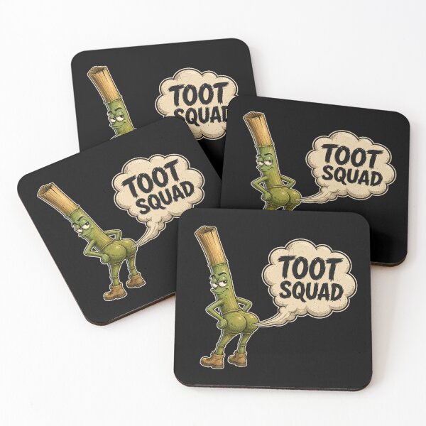 Item preview, Toot Squad Funny Bubble Art designed and sold by VivaStencil.