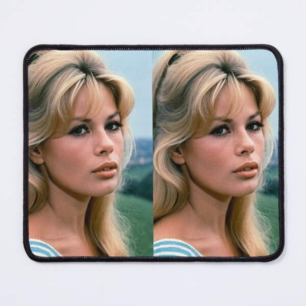 Item preview, Cinema - Great French Actress, Eastmancolor Portrait with Mod Bob and Striped Outfit of the 1960s designed and sold by Beat-It.