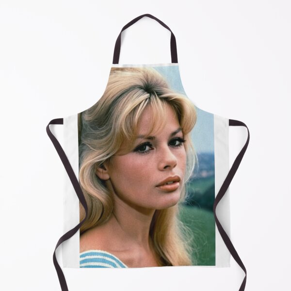 Item preview, Cinema - Great French Actress, Eastmancolor Portrait with Mod Bob and Striped Outfit of the 1960s designed and sold by Beat-It.