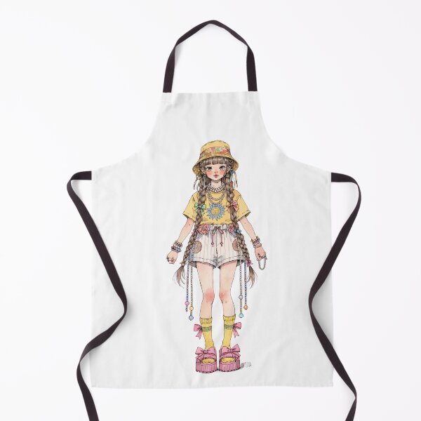 Item preview, Cute Summer Y2K Girl Character designed and sold by HegArt23.