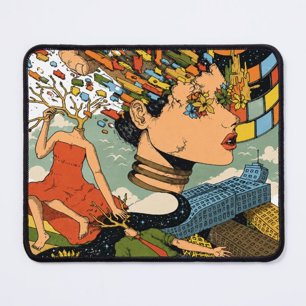 Item preview, Surreal Mindscape Collage designed and sold by ATMAS SHOP.