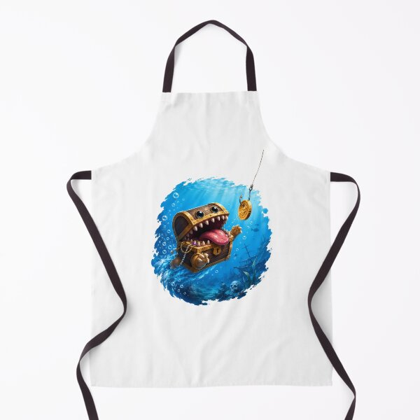 Item preview, Underwater Mimic Chest Parody Art designed and sold by Fenay Designs.