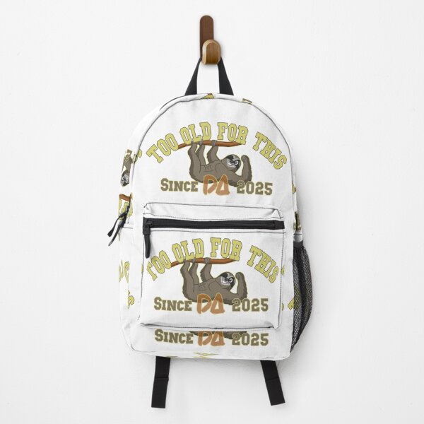 Item preview, Too Old For This Vintage Varsity Sloth Funny Retro Gym Streetwear Graphic designed and sold by DesignArtist.ia.