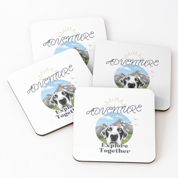 Item preview, Adventure Dog Club Vintage Retro Hiking Dog Illustration designed and sold by PawverseDesigns.