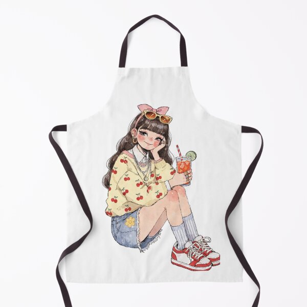 Item preview, Cute Summer Y2K Girl Character designed and sold by HegArt23.