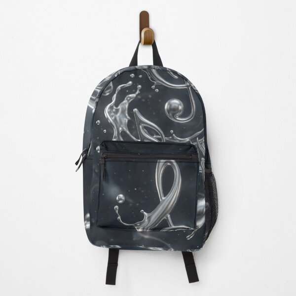 Item preview, Silver Liquid Metallic Musical Notes Splashing designed and sold by Pioneer Spirit Market.
