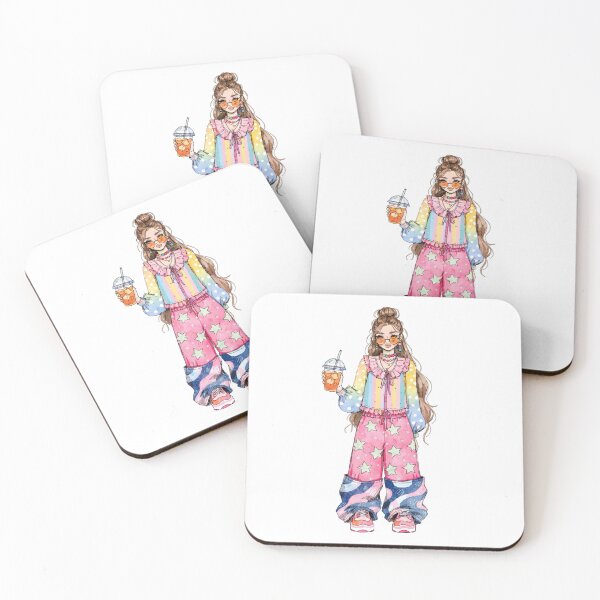 Item preview, Cute Summer Y2K Girl Character  designed and sold by HegArt23.