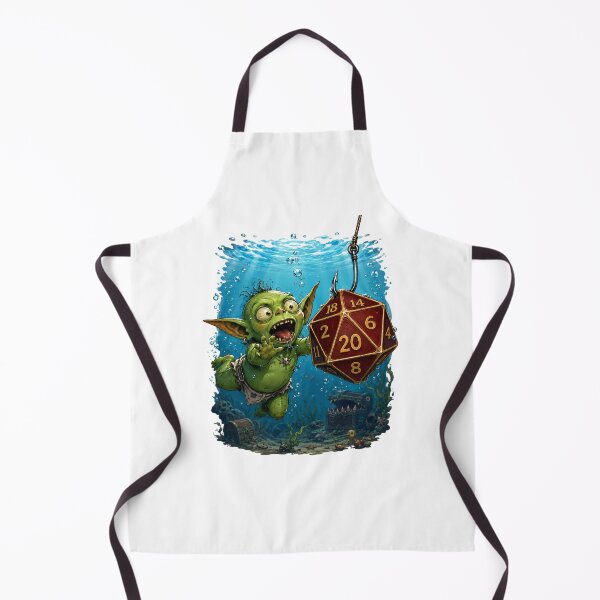 Item preview, Underwater Dice Goblin Parody Art designed and sold by Fenay Designs.