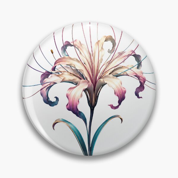 Item preview, Pastel Iridescent Spider Lily Art  designed and sold by Jaideep Walia.