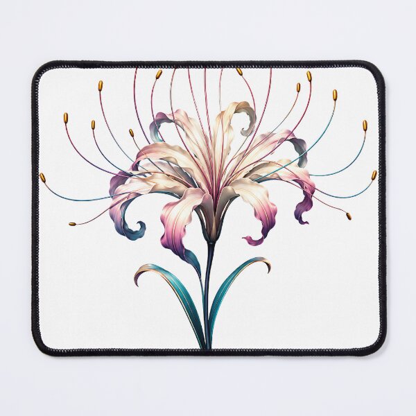 Item preview, Pastel Iridescent Spider Lily Art designed and sold by Jaideep Walia.