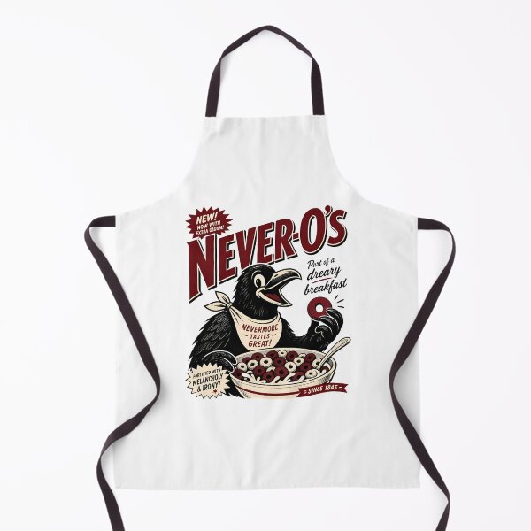 Item preview, Never-O's Edgar Allan Poe Funny Cereal Parody Art designed and sold by Fenay Designs.