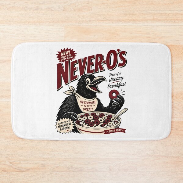 Item preview, Never-O's Edgar Allan Poe Funny Cereal Parody Art designed and sold by Fenay Designs.