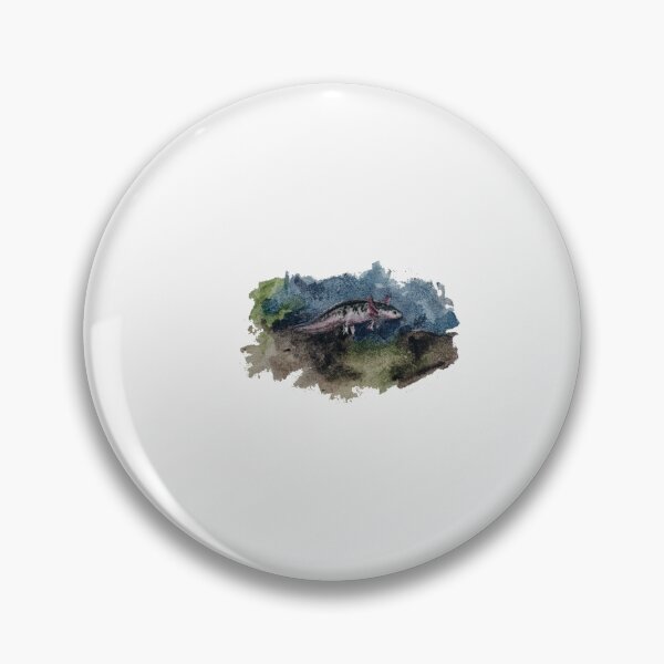 Item preview,  Axolotl Watercolor (original hand painted) designed and sold by artpadanna.