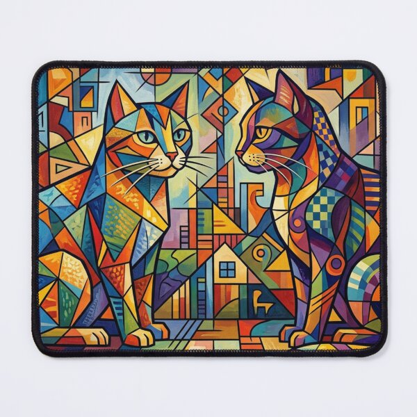 Item preview, Geometric Cat City Vision designed and sold by Sigtrix.