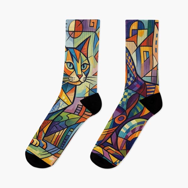 Item preview, Geometric Cat City Vision designed and sold by Sigtrix.