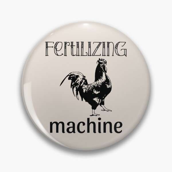 Item preview, Vintage Fertilizing Machine Rooster Farm Humor designed and sold by FIREDesignsPOD.