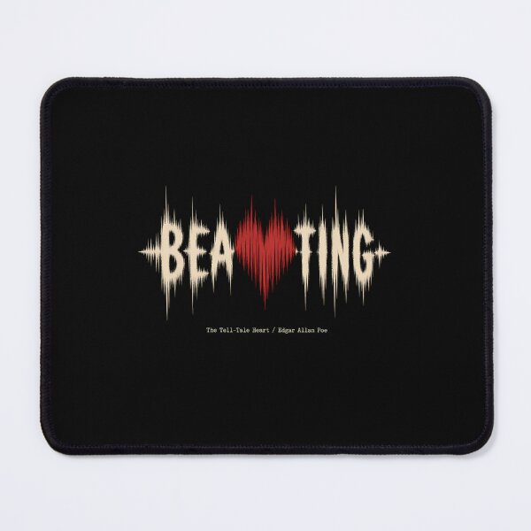 Item preview, The Tell-Tale Heart Audio Soundwave Beating Graphic designed and sold by Fenay Designs.