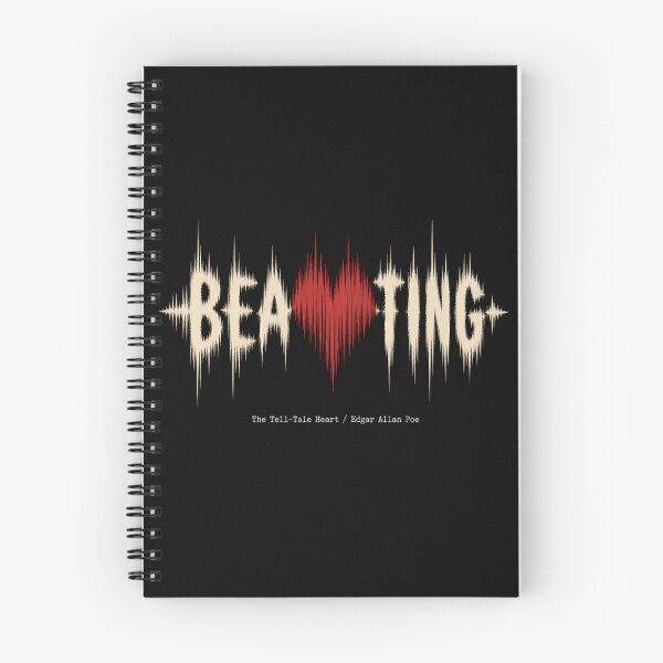 Item preview, The Tell-Tale Heart Audio Soundwave Beating Graphic designed and sold by Fenay Designs.