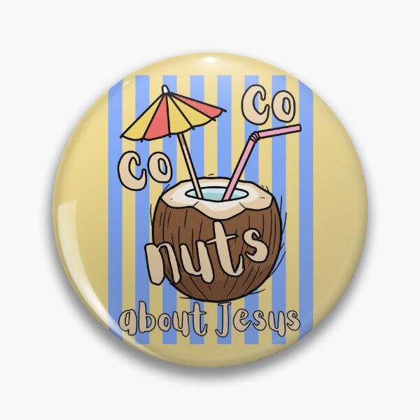 Item preview, Coconuts About Jesus Love Co Co Nuts Tropical Drink Beach Summer Cocktail designed and sold by Forevermore.