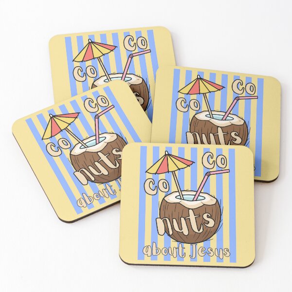 Item preview, Coconuts About Jesus Love Co Co Nuts Tropical Drink Beach Summer Cocktail designed and sold by Forevermore.