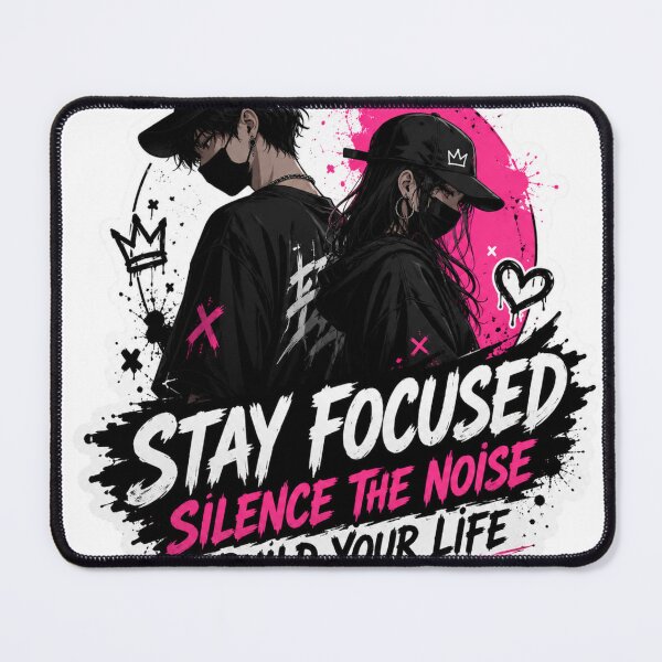 Item preview, Stay Focused Silence The Noise Build Your Life Sticker designed and sold by ravikiran2195.