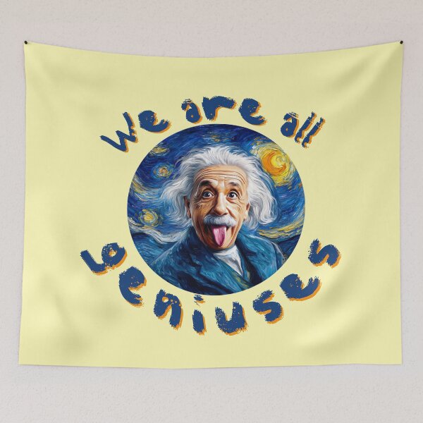 Item preview, We Are All Geniuses – Mental Health Motivation Quote, Self Worth Reminder, Positive Mindset designed and sold by illeN-Art-World.