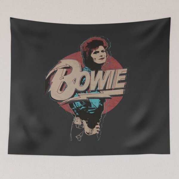 Item preview, daivd bowie classic rock legend vintage fan art album cover designed and sold by Malkmkhlo-3.