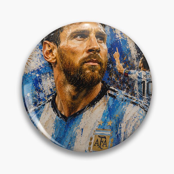 Item preview, Lionel Messi Portrait Art - GOAT Argentina Football Legend designed and sold by ArtistrySky.