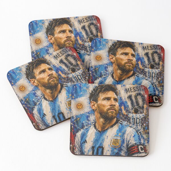 Item preview, Lionel Messi Portrait Art - GOAT Argentina Football Legend designed and sold by ArtistrySky.