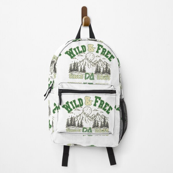 Item preview, Vintage Varsity Wild Free Since 2025 Mountain Nature Landscape Streetwear Graphic designed and sold by DesignArtist.ia.