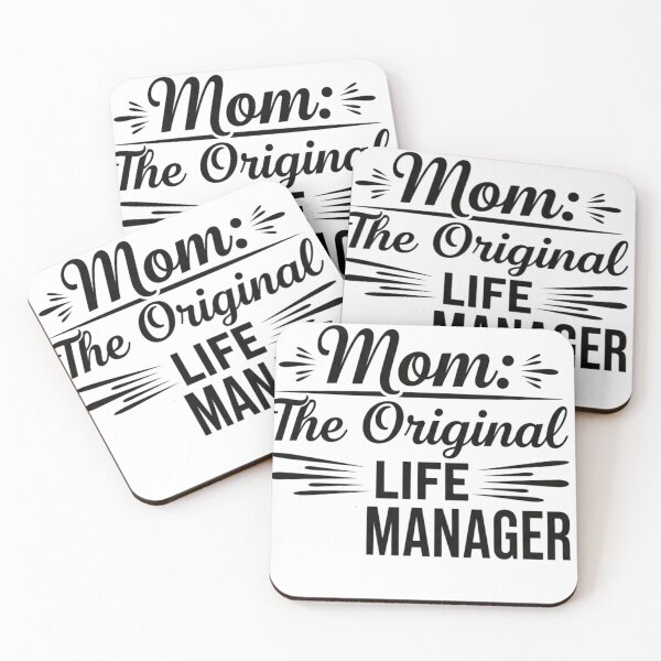 Item preview, Mom: The Original Life Manager - Funny Mother' designed and sold by Dzblack.