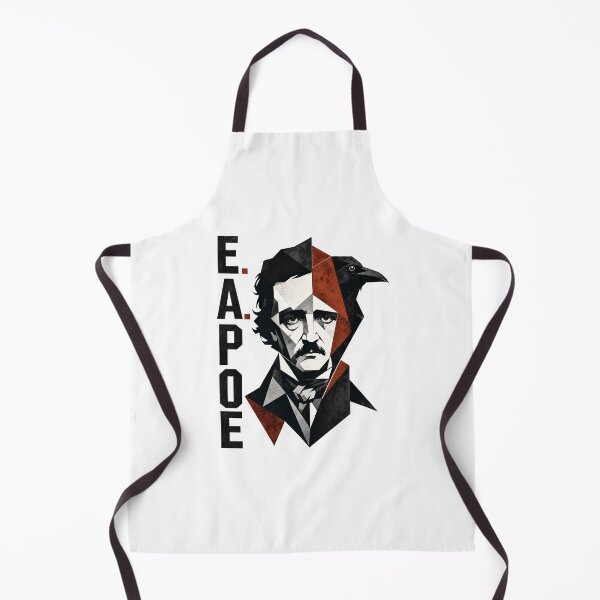 Item preview, Edgar Allan Poe Abstract Geometric Raven Portrait Poster designed and sold by Fenay Designs.