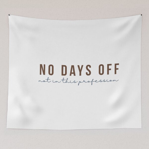 Item preview, No Days Off Not In This Profession — Funny Nurse Gift | RN Hat Nurse Humor Healthcare Worker designed and sold by KiwyStudio.