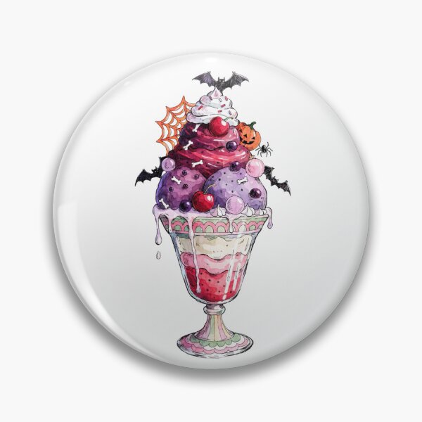 Item preview, Spooky Halloween Ice Cream  designed and sold by HegArt23.