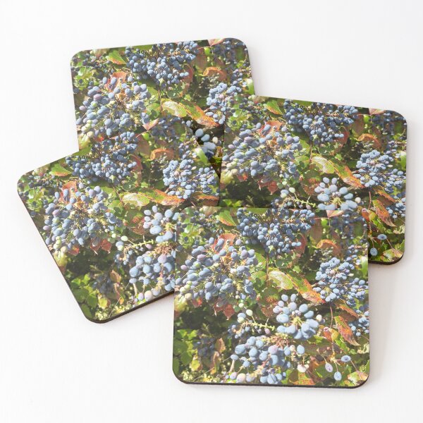 Item preview, Blue Mahonia Berry Clusters designed and sold by PhuongVoArt.