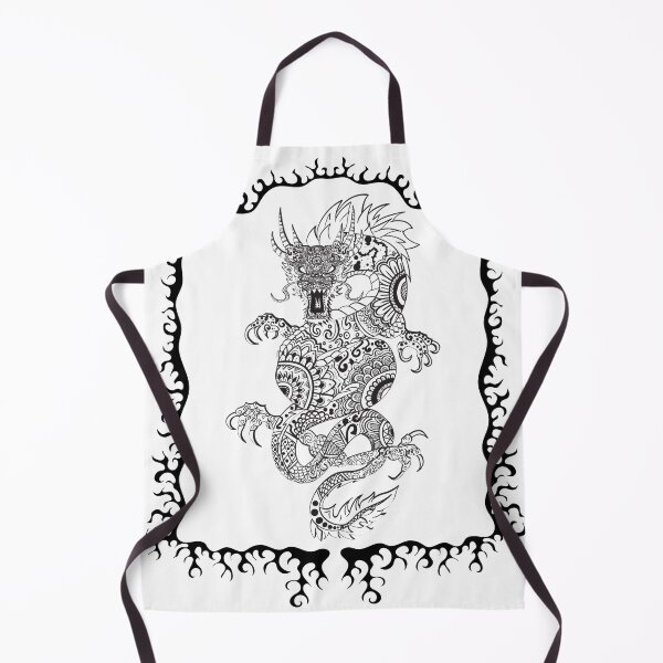 Item preview, Tattoo Design Dragon in Frame for Light Coloured Items designed and sold by TeeGeeTees.