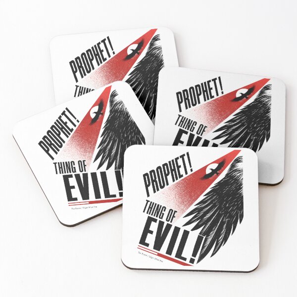 Item preview, The Raven Prophet Thing of Evil Gothic Silhouette Art designed and sold by Fenay Designs.