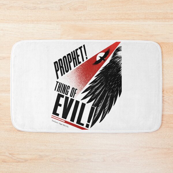 Item preview, The Raven Prophet Thing of Evil Gothic Silhouette Art designed and sold by Fenay Designs.
