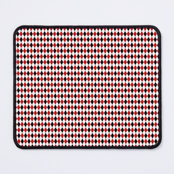 Item preview, Red Black White Harlequin Diamond Pattern Bold Geometric designed and sold by Zaya_art.