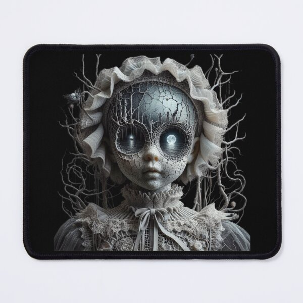 Item preview, Gothic Botanical Lace Doll with Dark Forest Soul and Moon Tide designed and sold by LujziWorld.