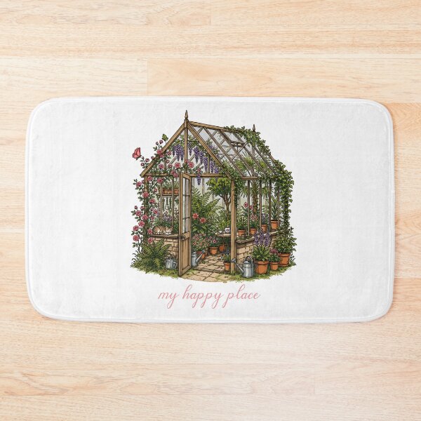 Item preview, My Happy Place Greenhouse – Botanical Garden Lover Design designed and sold by ArtFromBeyond.