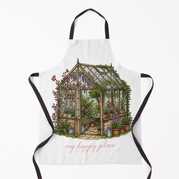 Item preview, My Happy Place Greenhouse – Botanical Garden Lover Design designed and sold by ArtFromBeyond.
