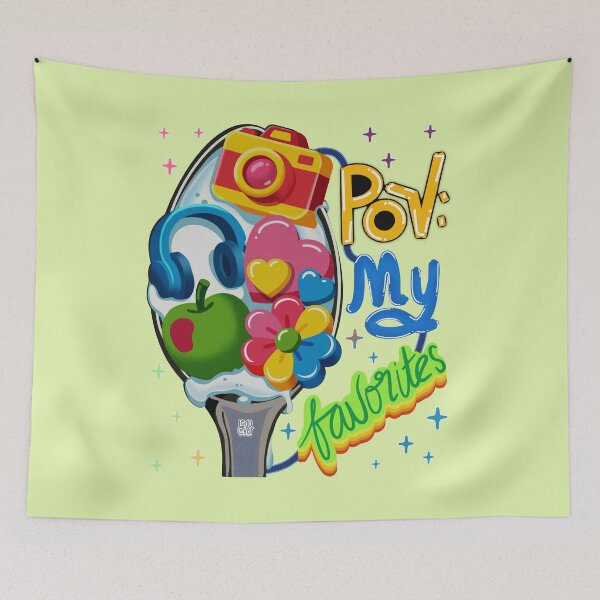 Item preview, POV: My Favorites Colorful Aesthetic Spoon Collage designed and sold by Ledocover.